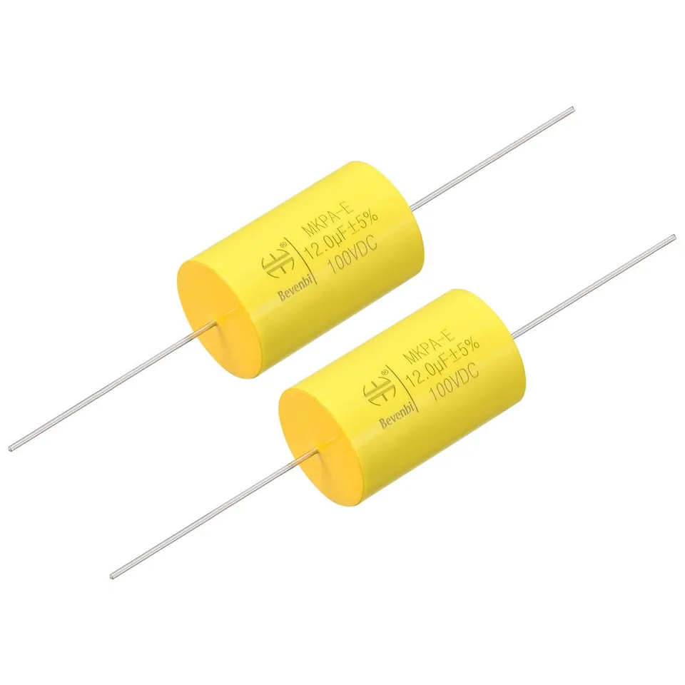 Sourcing Map Condensateur film polyester axial 12.0uF lot 2