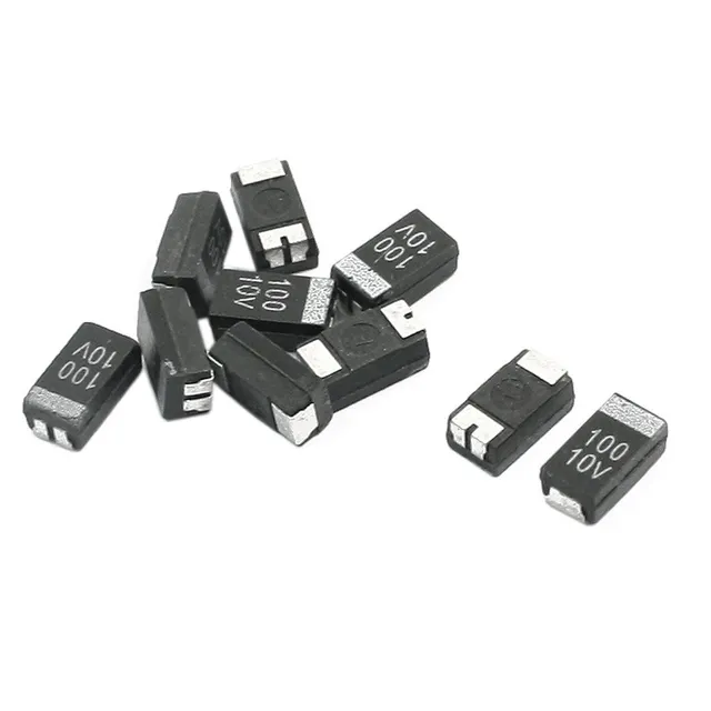 Sourcingmap Industrial condensateur tantale 6032 100uF 10V 10 pcs