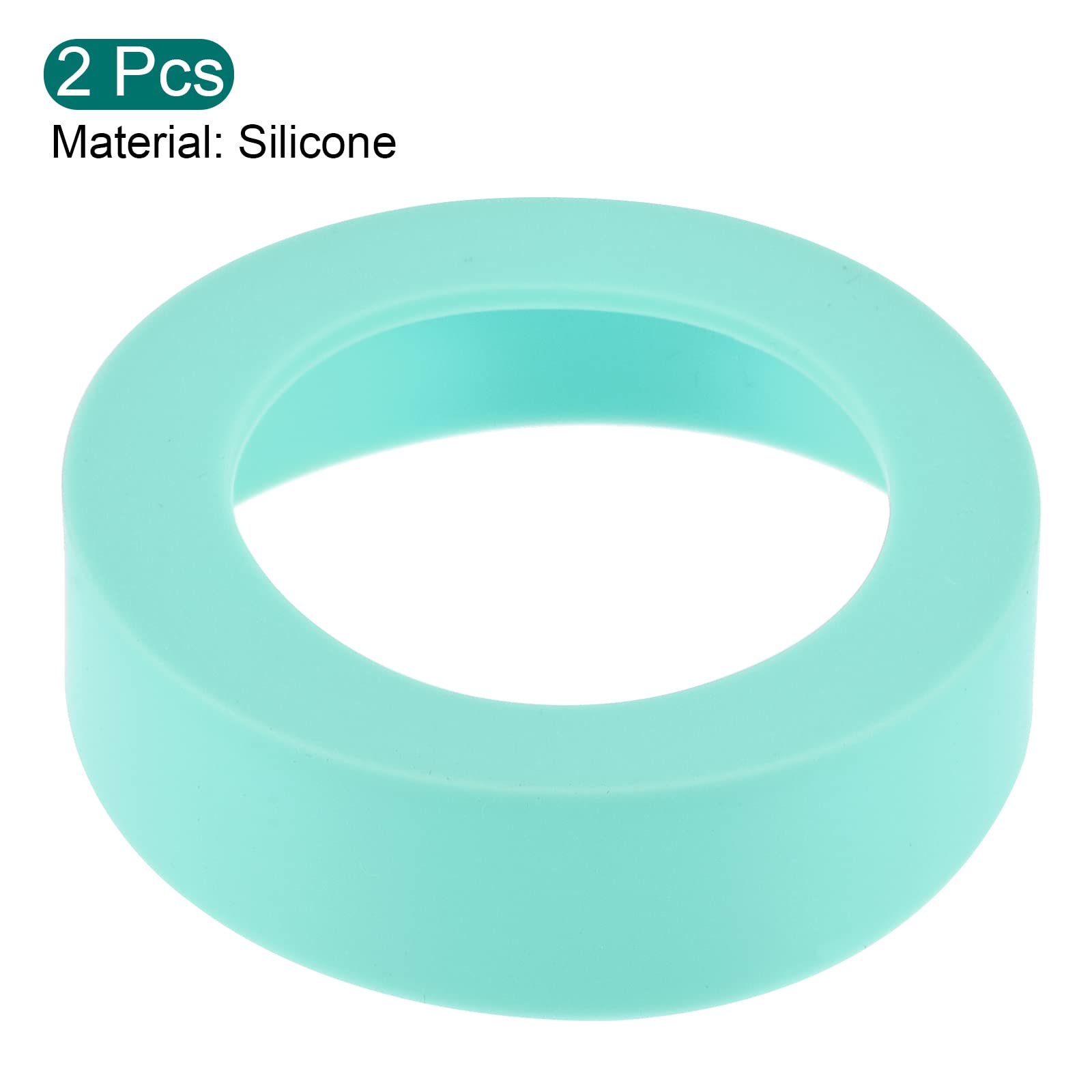 sourcingmap Home & Garden socle gourde silicone cyan lot 2 antidérapant
