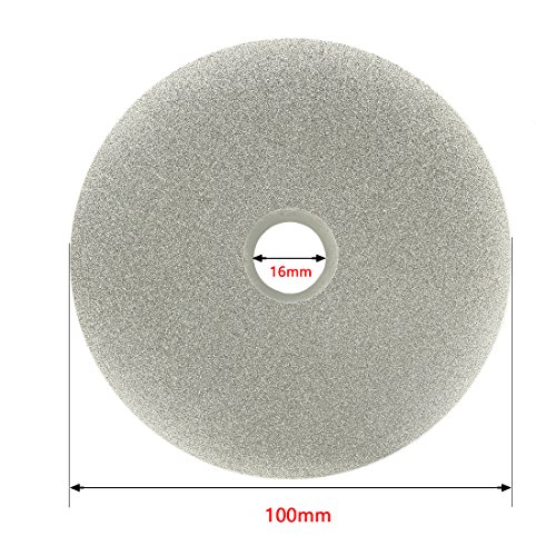 sourcingmap Disque Diamant Plat 100mm grain 400 pour polissage