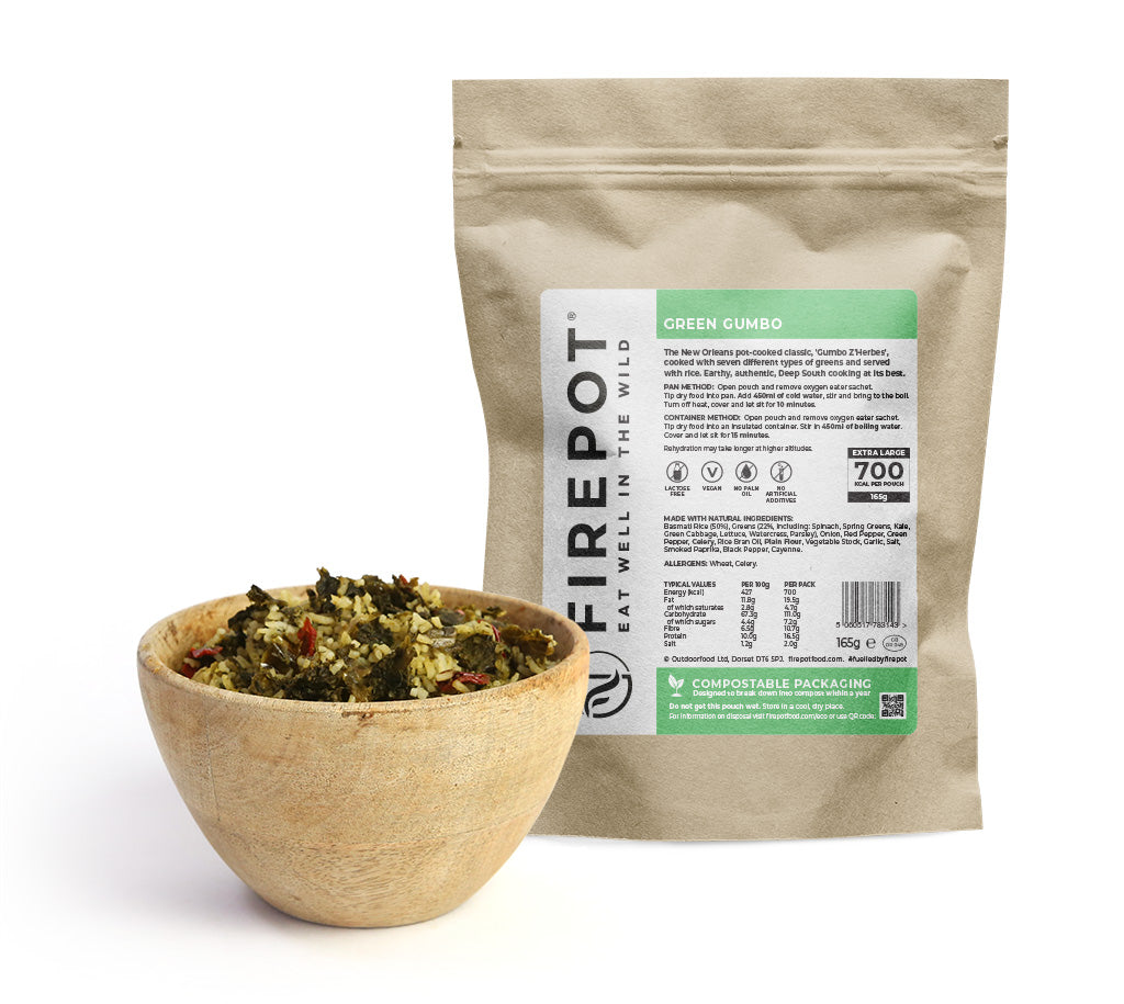 Firepot repas compostable plat lyophilisé Tuscan Stew régulier