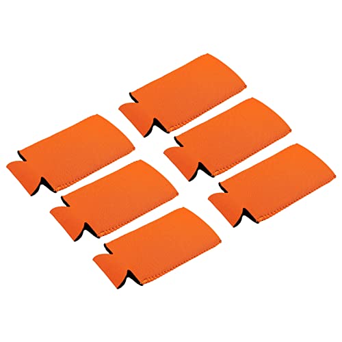 Sourcing map manchon canette néoprène orange 6 pièces isotherme