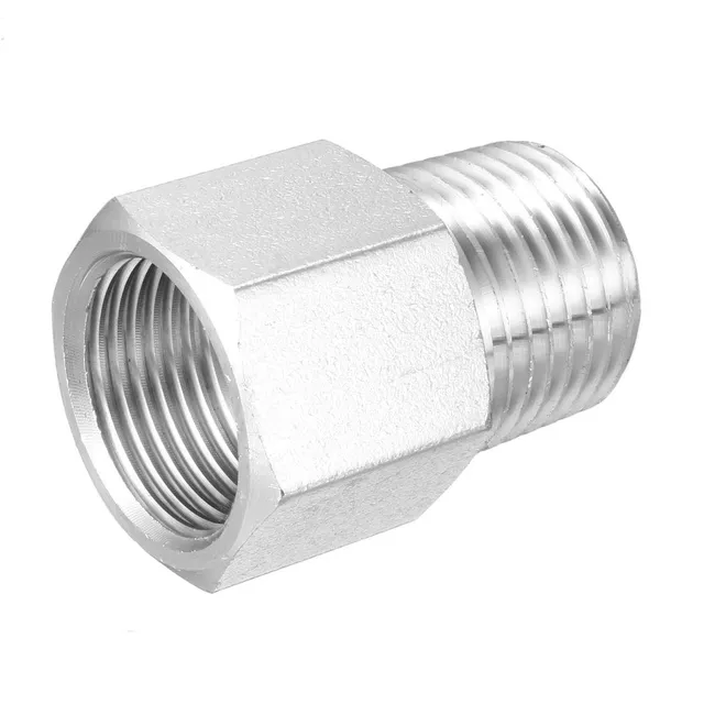 sourcing map adaptateur 1/2 NPT M20x1.5 raccord inox