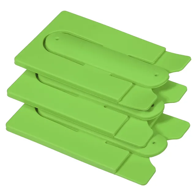 sourcing map Electronics porte-cartes adhésif vert lot 3 silicone trou