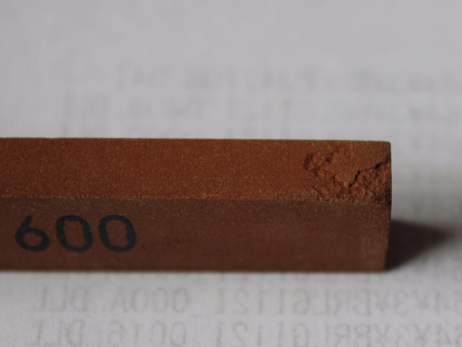 sourcingmap Pierre à Huile Abrasive grain 600 marron 150mm
