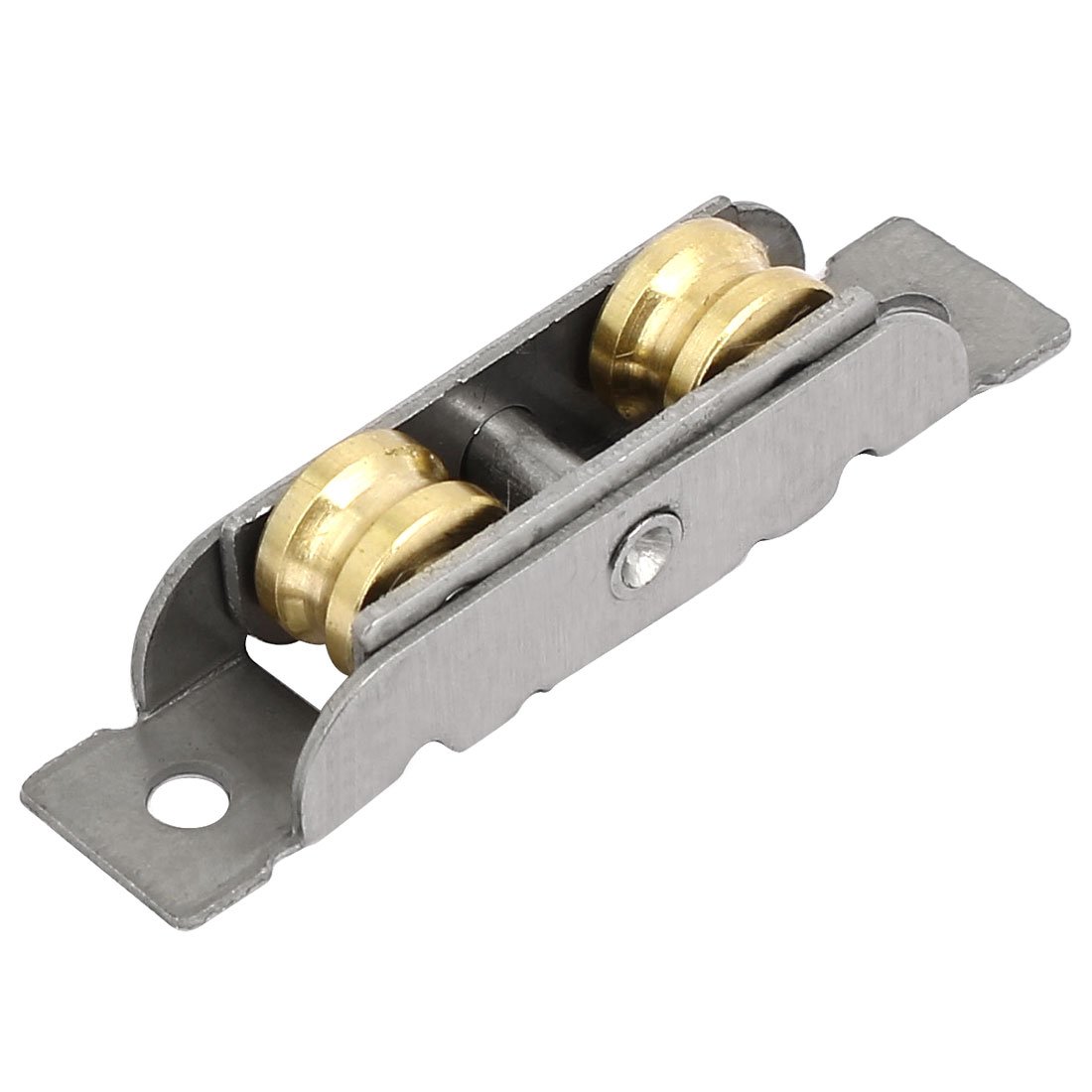 Sourcingmap Industrial poulie fenêtre double roue 12x8mm 2pcs