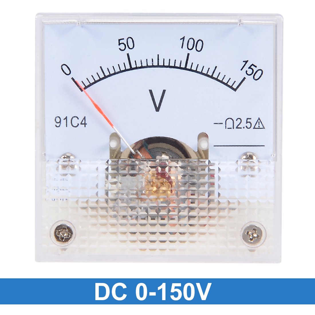 Sourcing Map 91C4 Voltmètre Analogique Panneau DC 0-150V