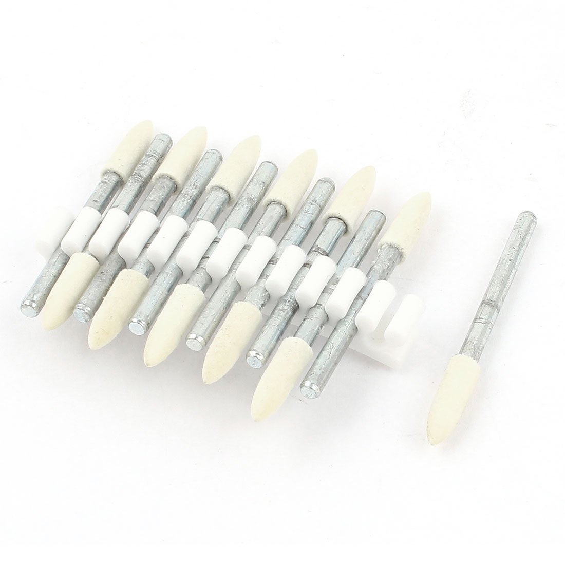 sourcingmap Pointe feutre 3x4 mm polissage conique lot de 12