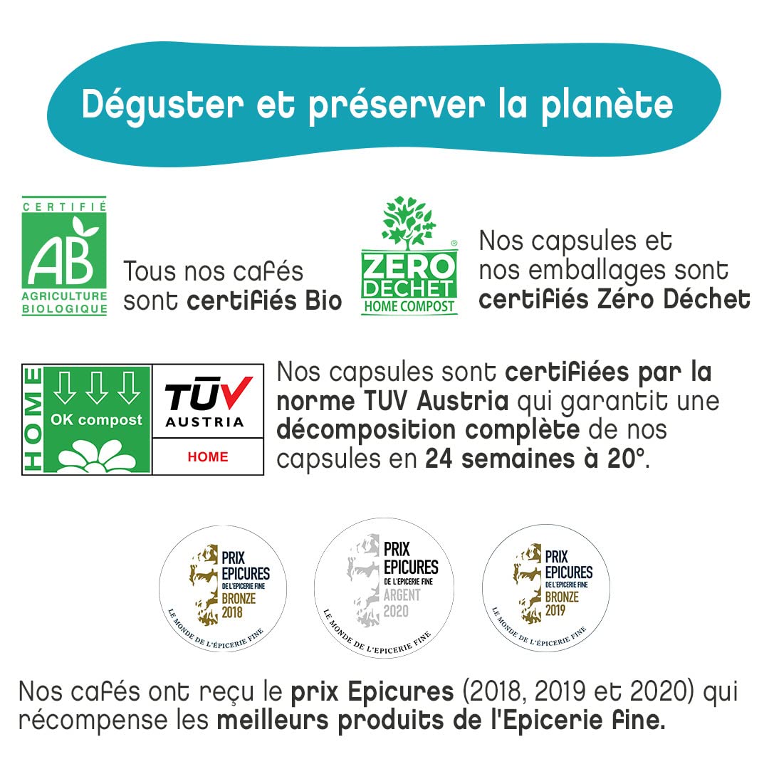 Terramoka Mister Nelson Capsule Café Déca Bio x300