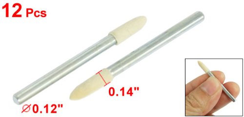 Sourcingmap feutre polissage conique perceuse 3,5mm x12