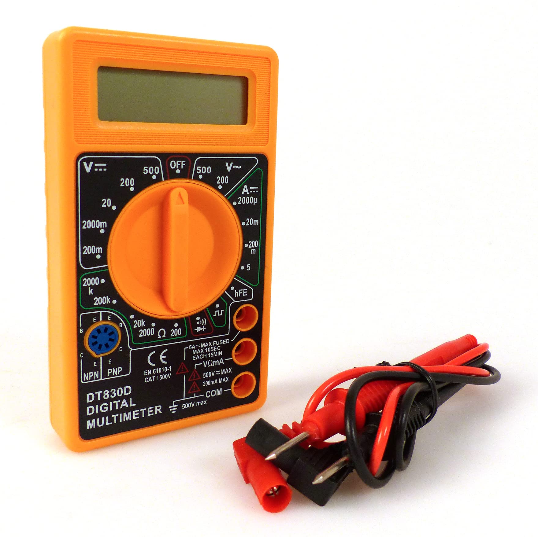 PRECISION STEEL Multimètre digital 500V pile 9V