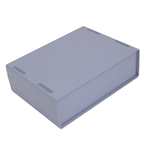 sourcingmap boîtier électronique ABS gris 255x190x80mm