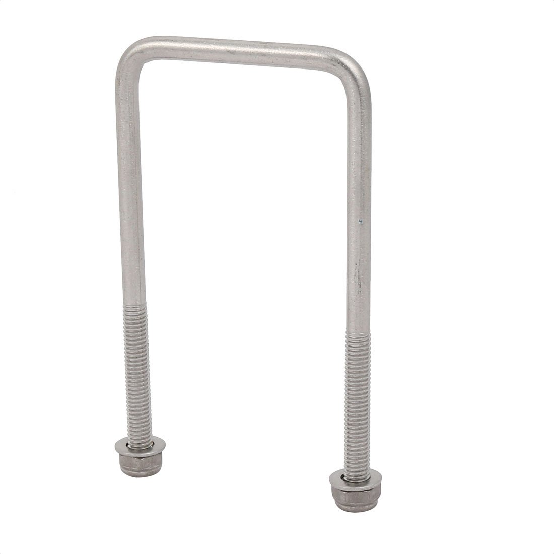 sourcingmap boulon U carré inox M6 100mm écrous