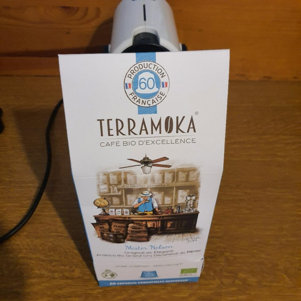 Terramoka Mister Nelson Capsules Décaféiné Bio 60 Arabica