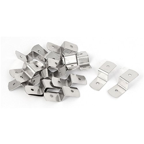 sourcingmap Home & Garden supports cadre Z 38mm argent 20pcs