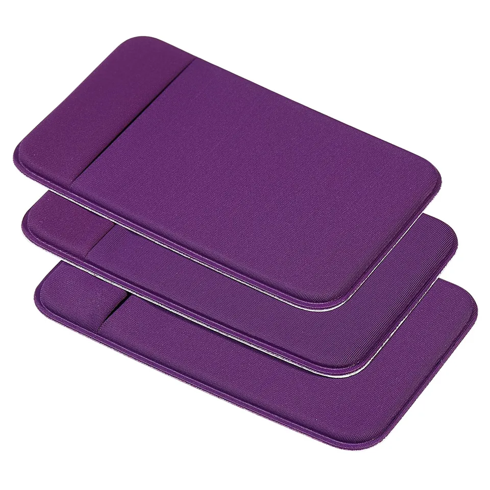 sourcing map porte-carte téléphone spandex violet lot de 3