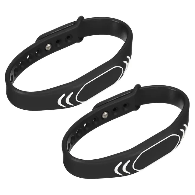 sourcing map Bracelet RFID 125KHz TK4100 noir 2 pièces