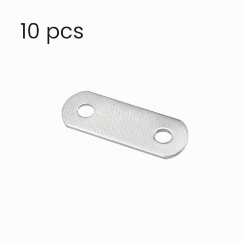 Sourcingmap plaque connecteur plat 22 mm inox lot 10