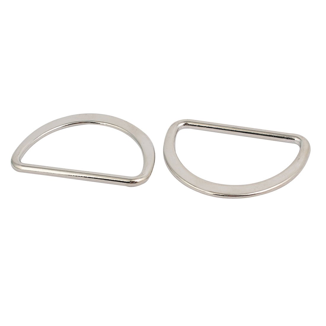 Sourcingmap Home & Garden anneau en D 40mm argent lot de 10