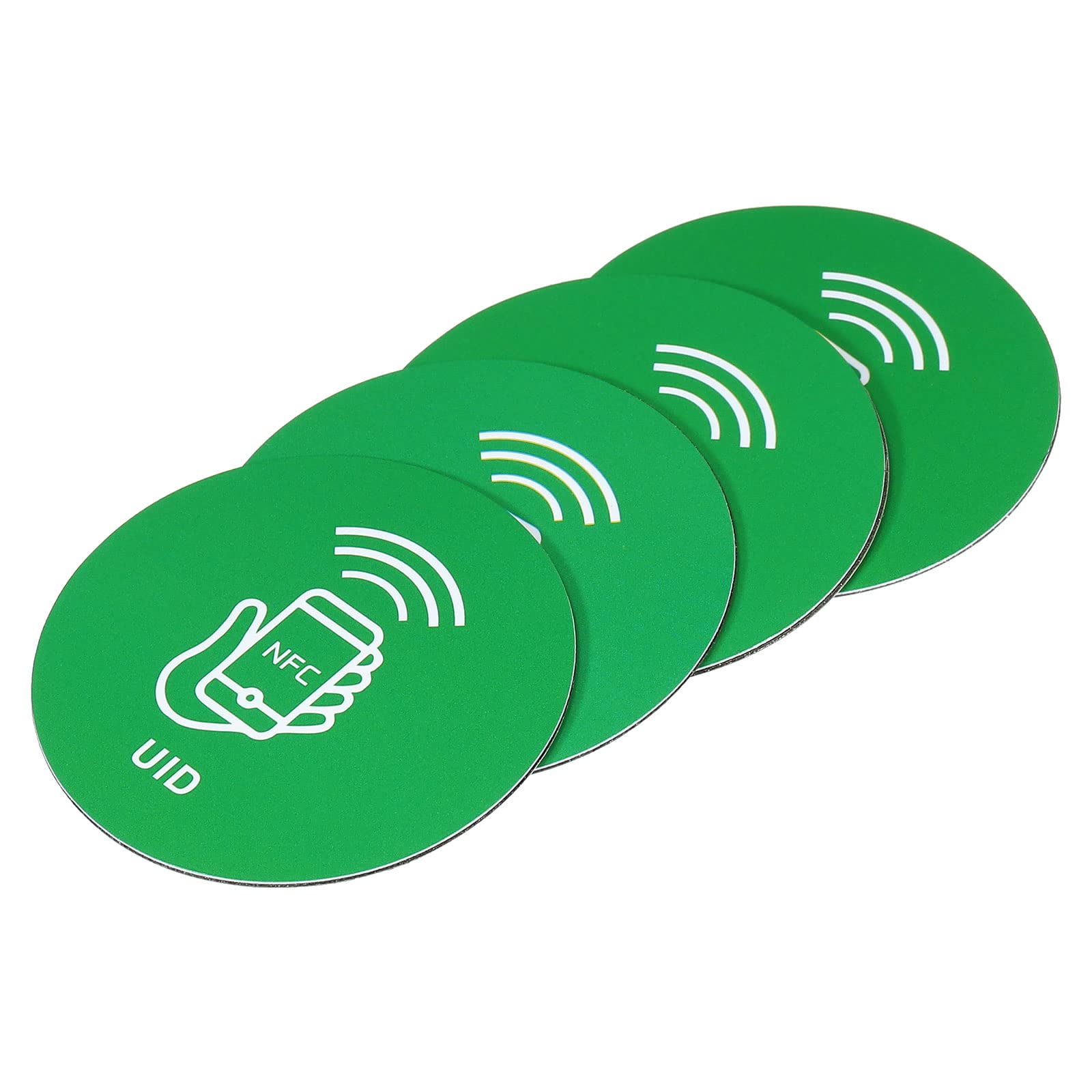 sourcingmap Office Étiquette NFC autocollant vert 13,56MHz lot 4