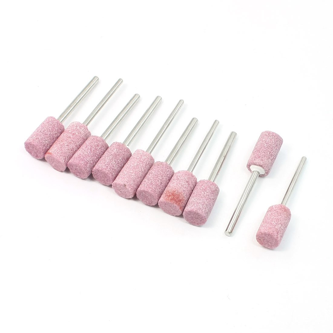 sourcingmap meule montée cylindre 10mm tige 3mm lot 10