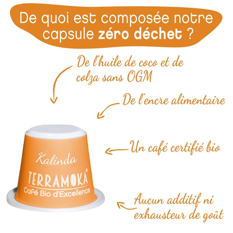 Terramoka Miss Kalinda capsules café bio arabica 300 corsé