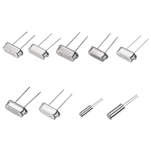 Sourcingmap Oscillateur Quartz Assortiment 54 Pièces DIP HC-49S