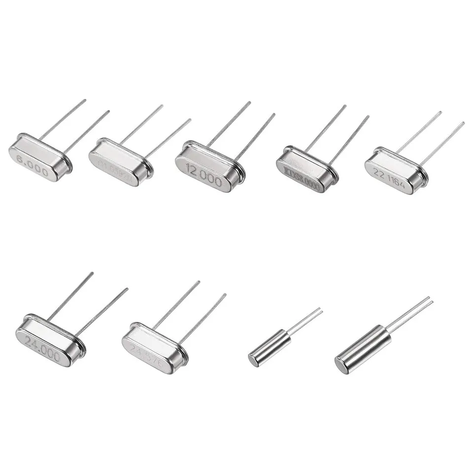 Sourcingmap Oscillateur Quartz Assortiment 54 Pièces DIP HC-49S