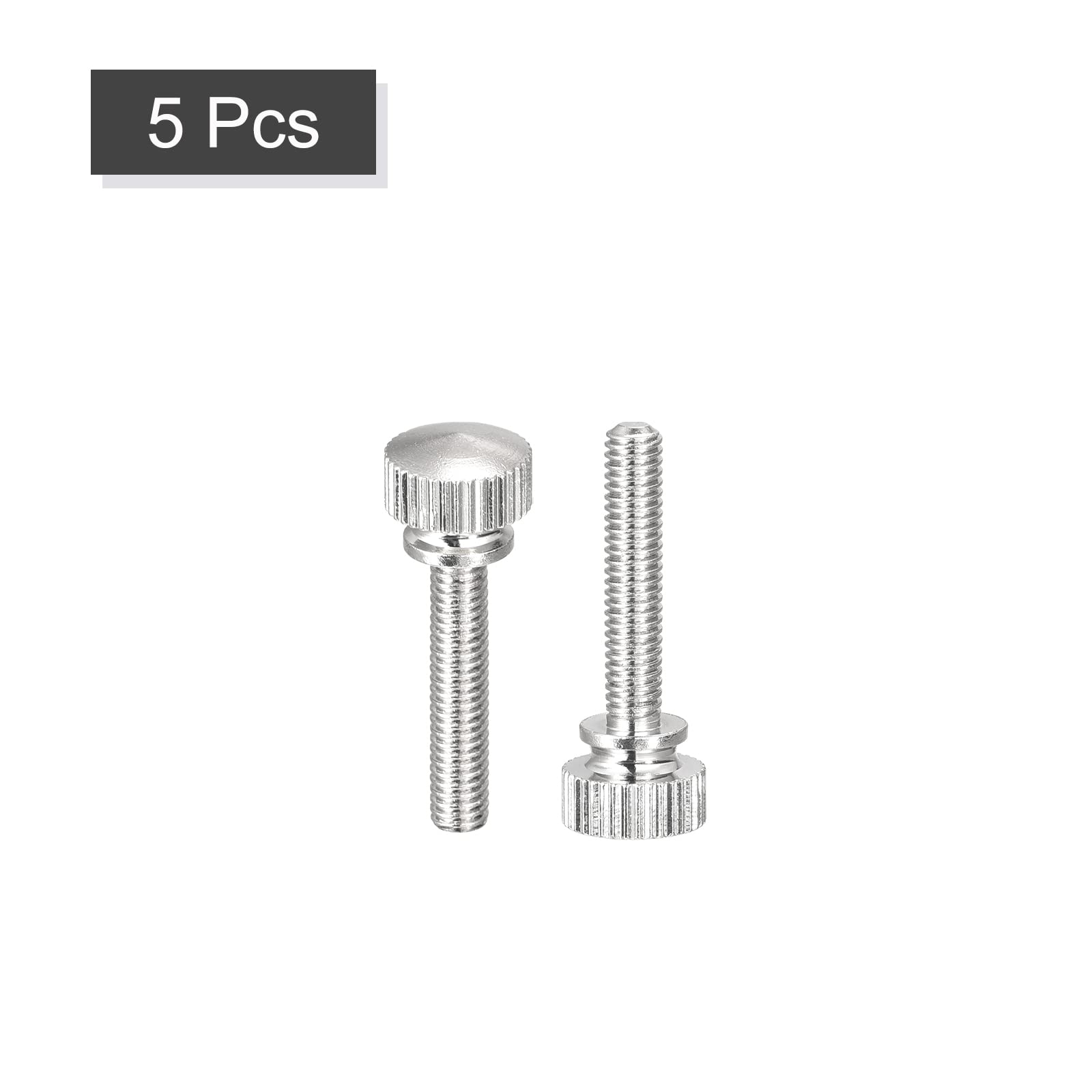 sourcing map Vis Molette M4x20mm Laiton Lot de 5