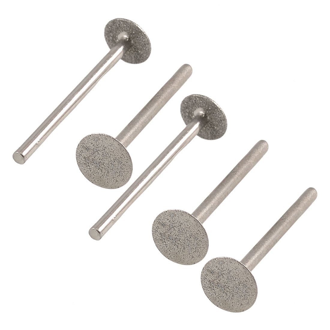 sourcingmap meule diamantée plate 12 mm tige 3 mm lot 5