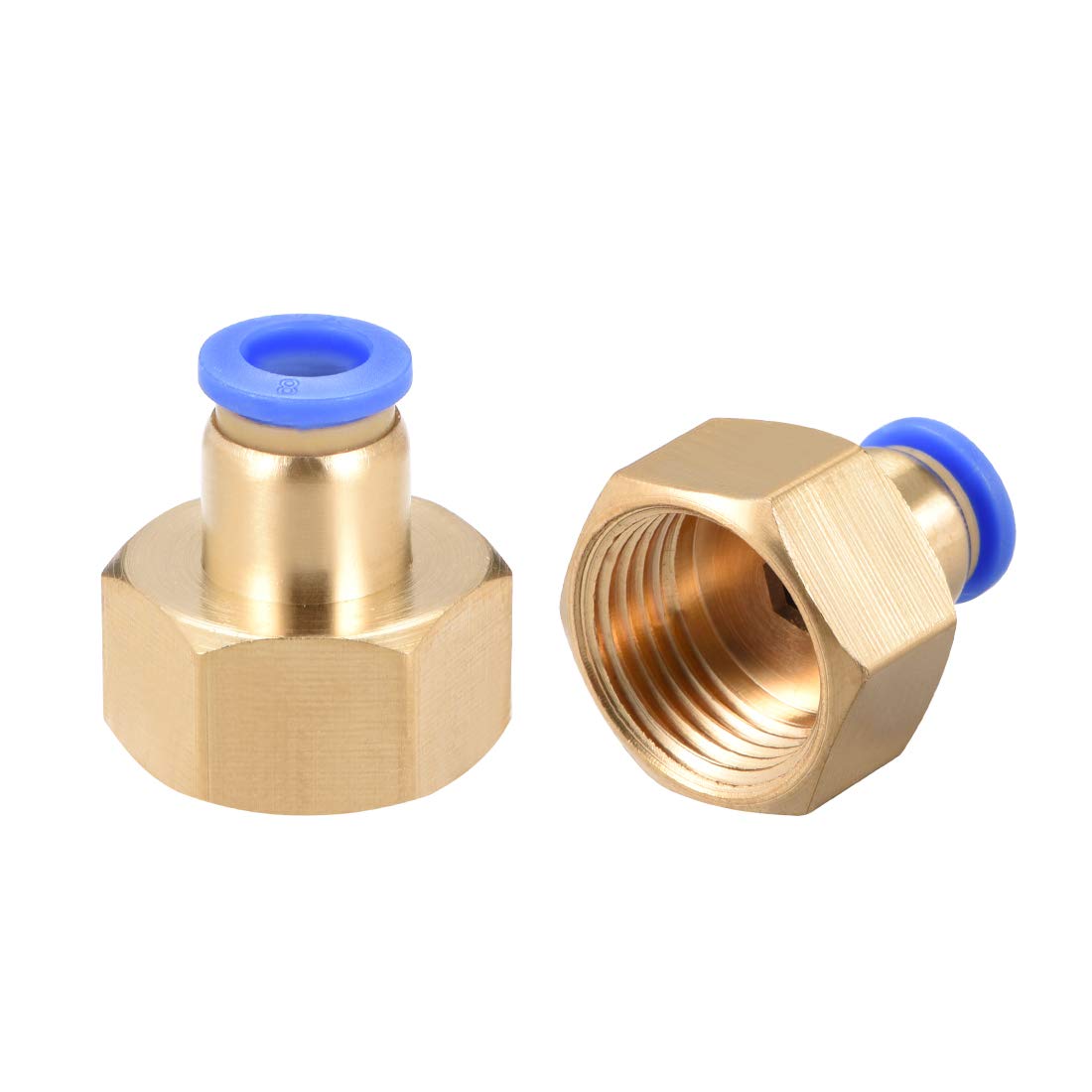 sourcingmap Raccord rapide PCF8-04 tube 8mm G1/2 femelle