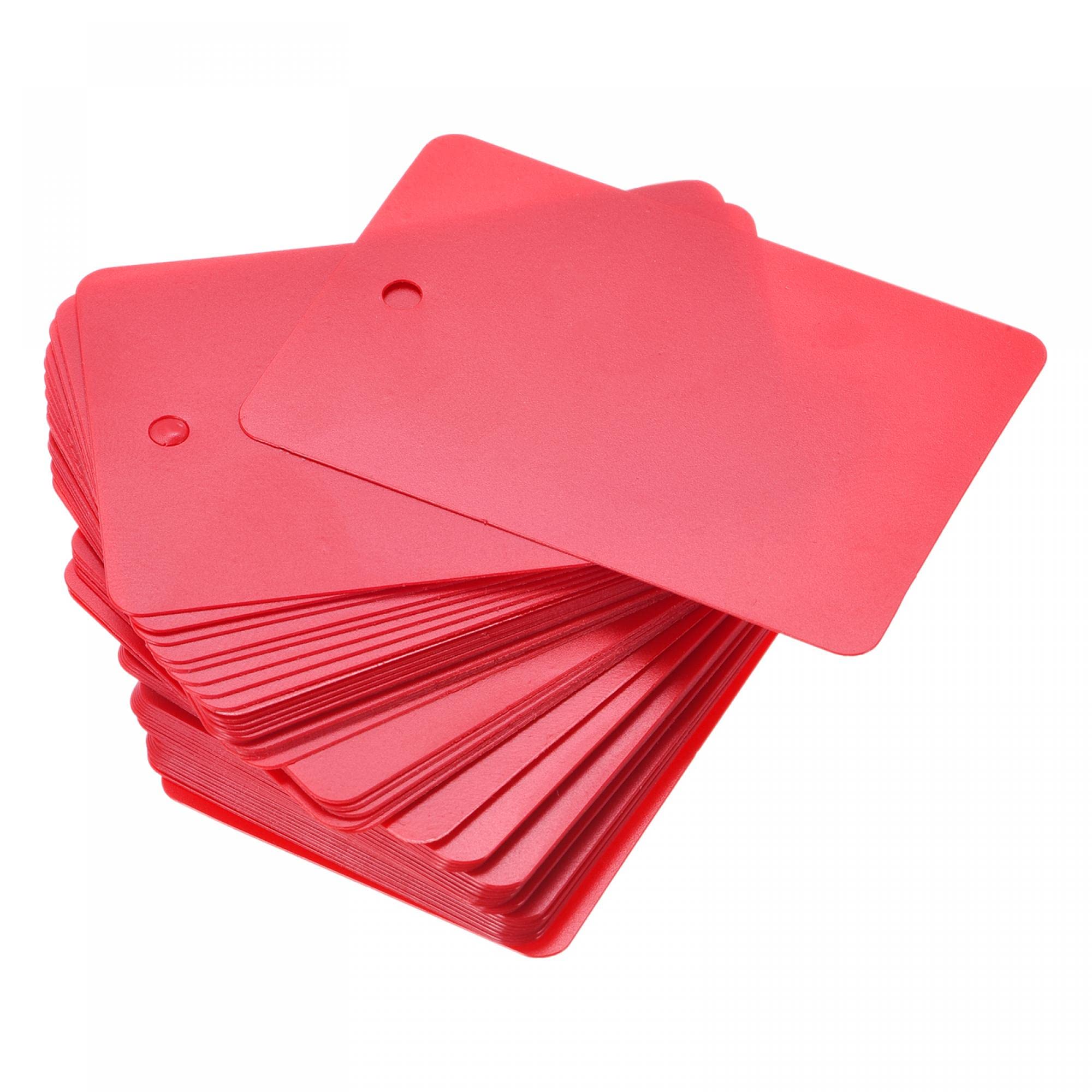 Sourcingmap étiquette plastique blanche 40x60mm lot 50 PVC