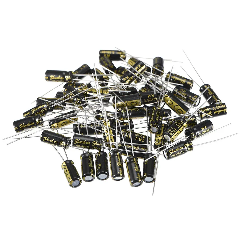 Sourcingmap 47uF 16V condensateur électrolytique 5x11mm lot 50