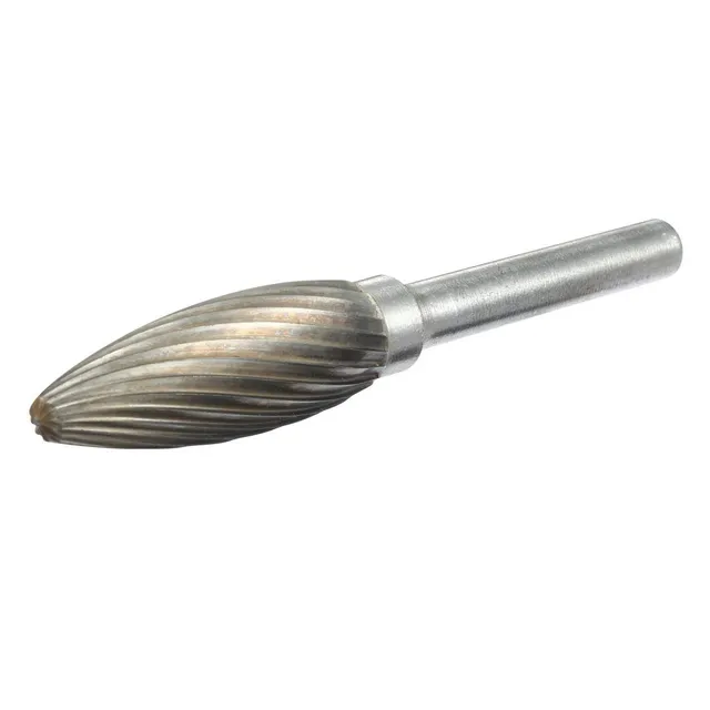 Sourcing Map Industrial Fraise Rotative Flamme 12x32mm Tige 6mm