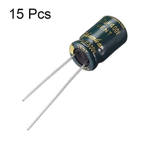 Sourcingmap 4.7uF 400V condensateur électrolytique 15 pcs faible ESR