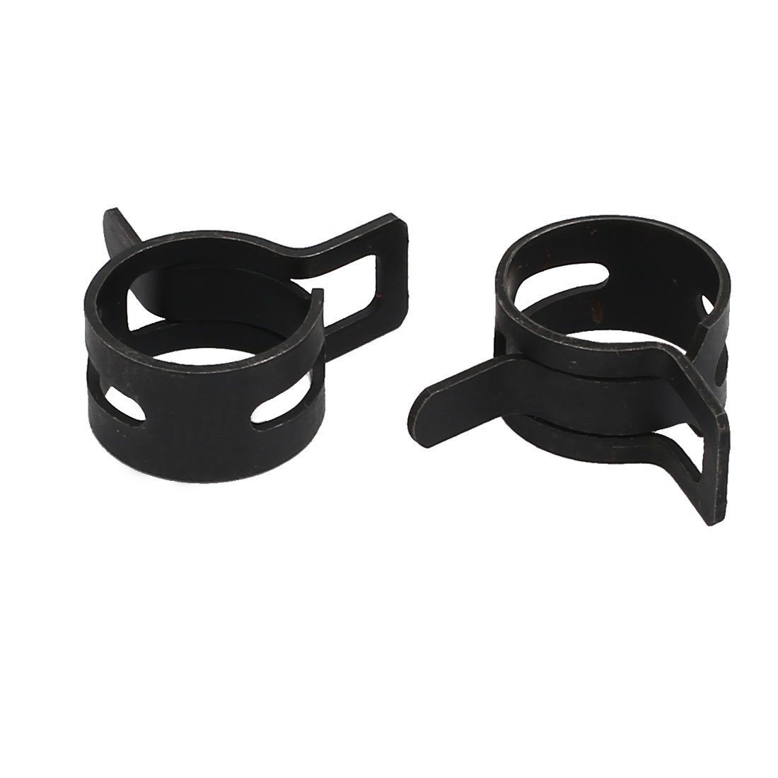 sourcingmap Collier Serrage Ressort Noir 12mm Lot 10