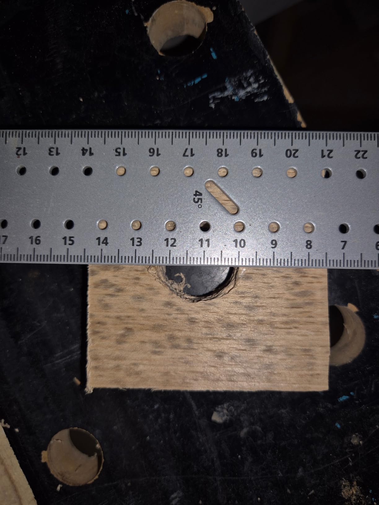 sourcing map Forstner 26mm mèche bois carbure fond plat