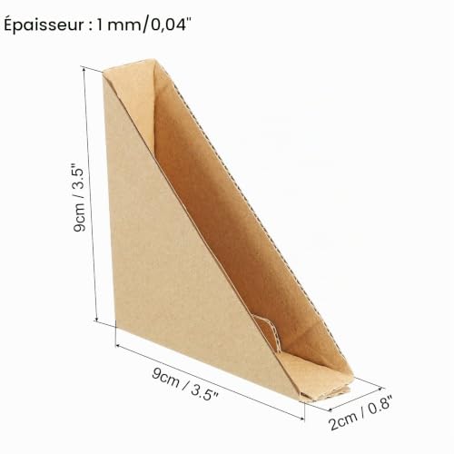 Sourcingmap Protège-coin Carton 9mm Lot 40 Protection Cadre