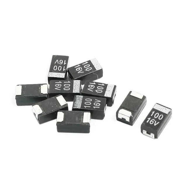 Sourcingmap Industrial condensateur tantale 6032 100uF 16V 10 pcs