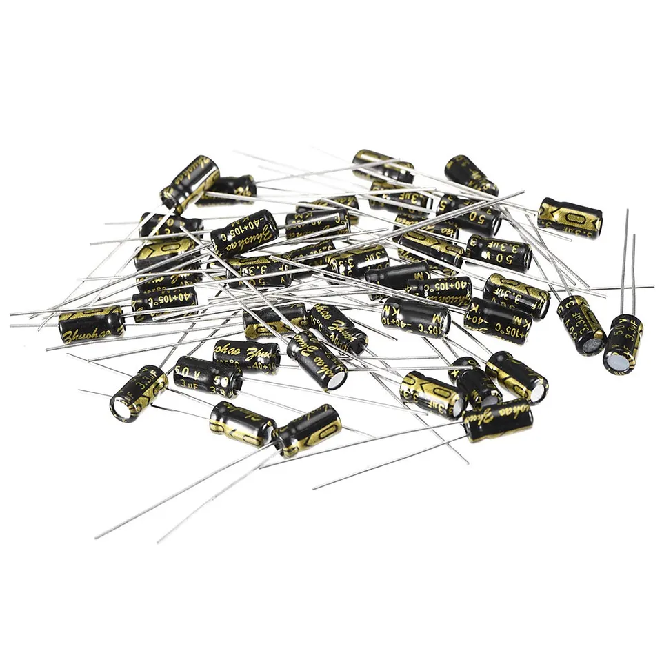 Sourcingmap 3.3uF 50V condensateur électrolytique 4x7mm lot 30