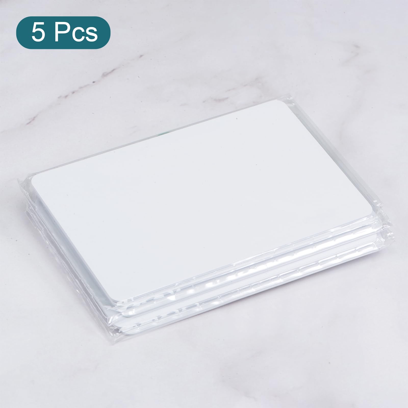sourcing map carte RFID T5577 125KHz blanche 5 pcs PVC