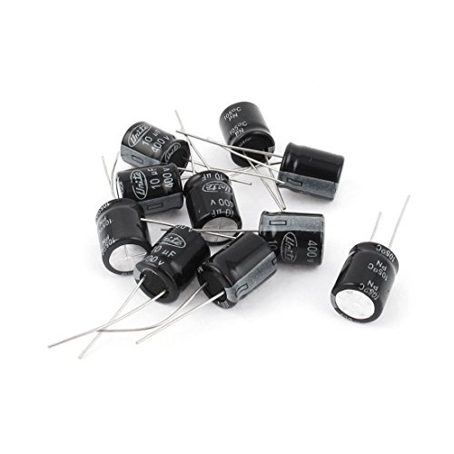 sourcing map 10uF 400V condensateur radial 10 pièces 10x13mm