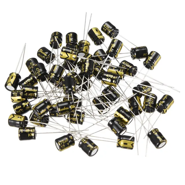 Sourcing Map Condensateur alu 470uF 10V 6.3x7mm lot 50