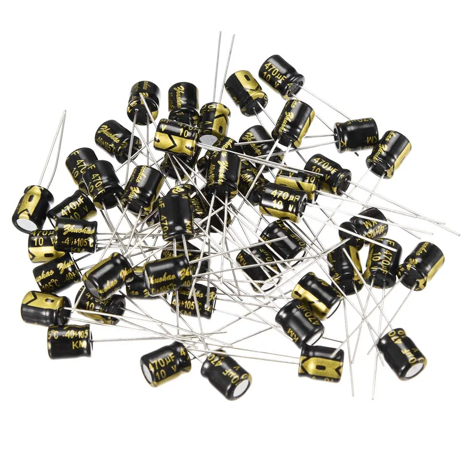Sourcing Map Condensateur alu 470uF 10V 6.3x7mm lot 50
