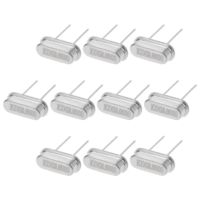 sourcing map HC-49S 8 MHz quartz oscillateur DIP 2 broches 20pF