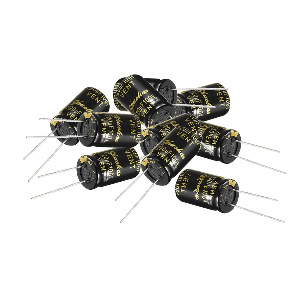 Sourcingmap 220uF 100V condensateur électrolytique 13x21mm lot 10