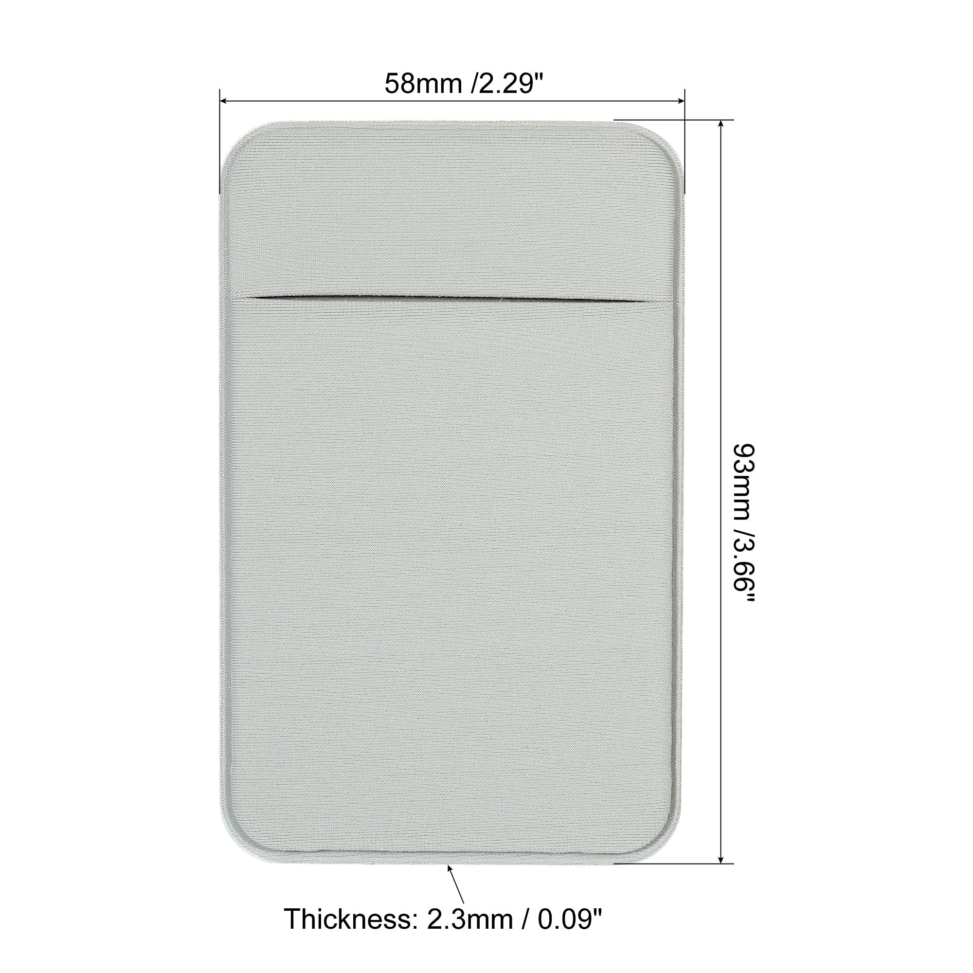 Sourcing Map Electronics porte-carte téléphone extensible gris lot 3