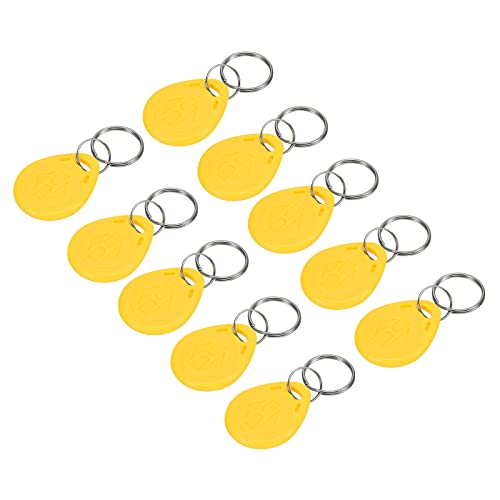 Sourcing Map Electronics Badge RFID 125KHz 5200 Jaune x12 Copiable