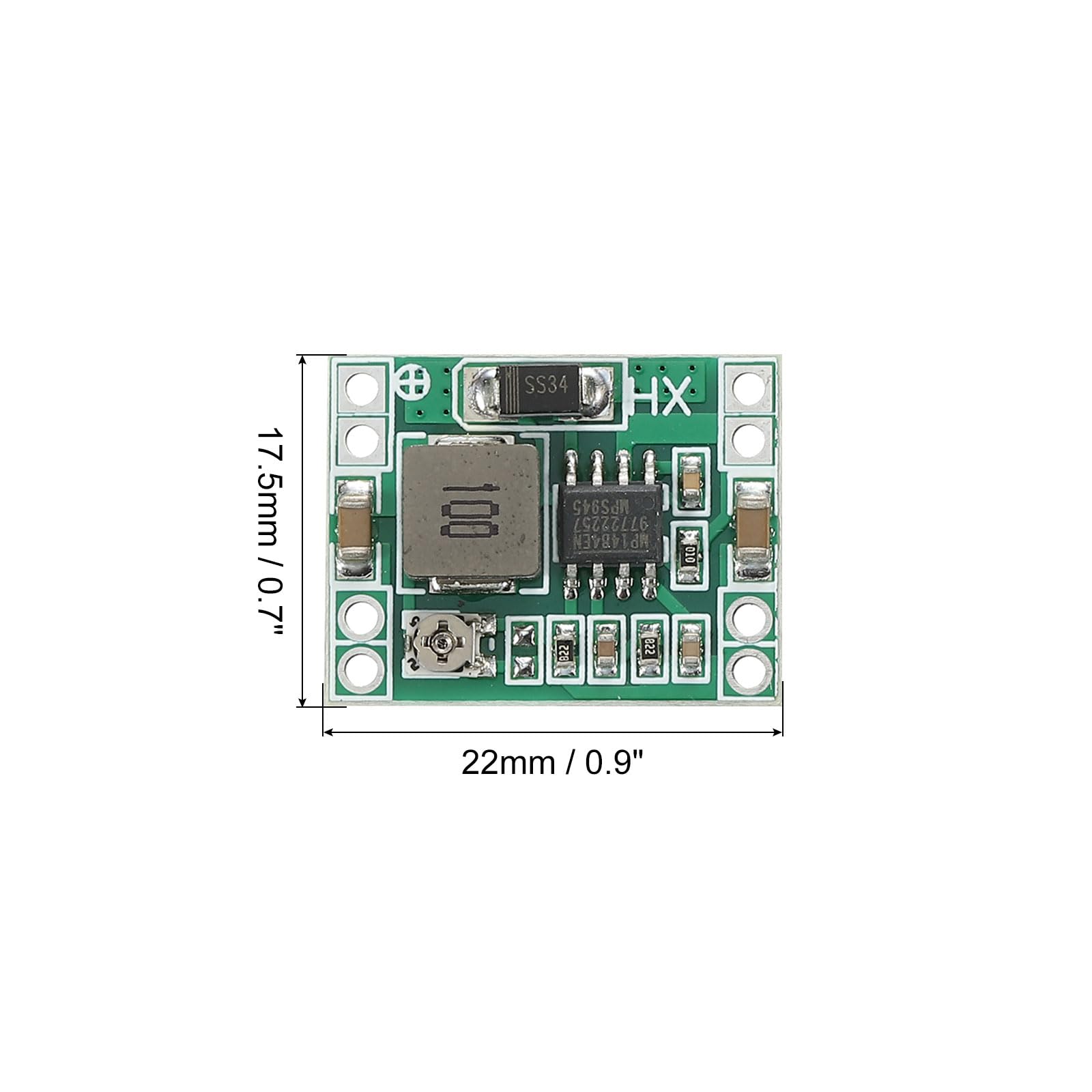sourcing map MP1484EN convertisseur buck 3A vert lot 4