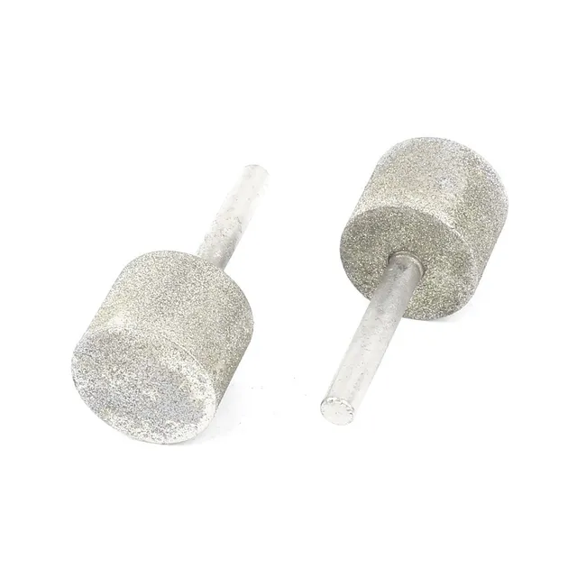 SOURCINGMAP Industrial Pointe Diamant 25mm Tige 6mm Lot 2